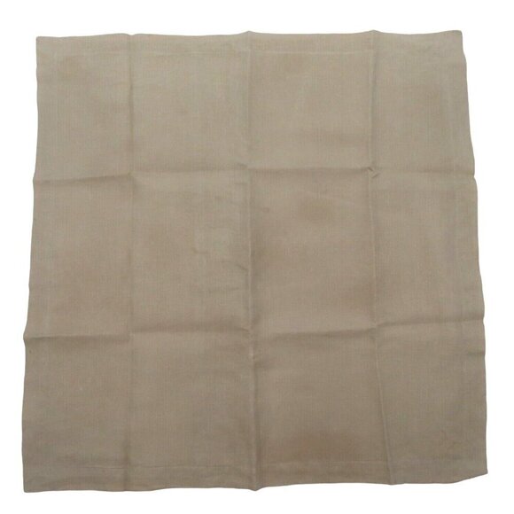 Noble Excellence SINGLE Pillow Sham 26in x 26in Beige Euro Square All Linen - Picture 1 of 16